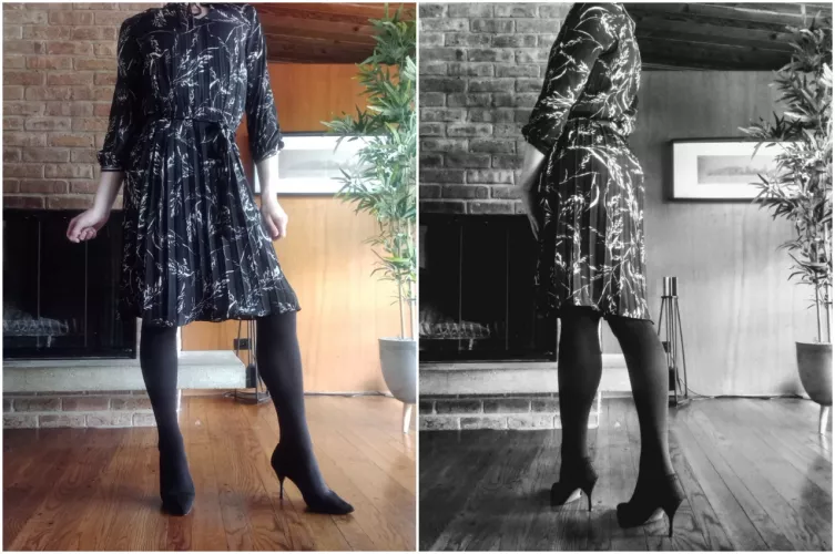 Cold Temps = Opaque Tights by midwest1833