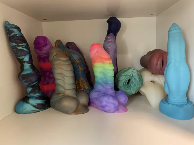 Collection with newly acquired (and my absolute dream toy) aurora Flint by ThirtythreeXXXIII