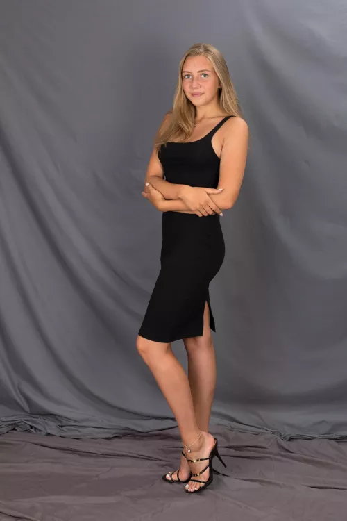 College girl getting ready for prom by sexyfeetexpo