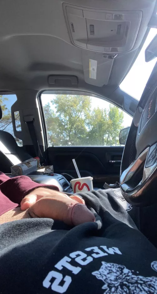 College parking lot, a girl starred at my dick as I walked to my seat in my first hour … by Obedientslutsonly