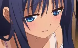 Color: 1girl,blue eyes,blue hair,dark skin,long hair,small tits,big eyes, Sunburn marks posted by Pretend_Science_7575