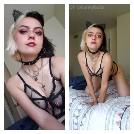 come and get it!! 🖤🤍🖤 by AlonyaBunny