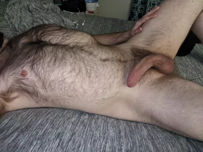 come lay with me and stroke my hairy chest by cosmicprometheus