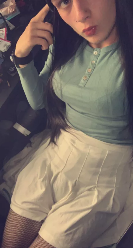 come lift my skirt😘 by grassbutt3