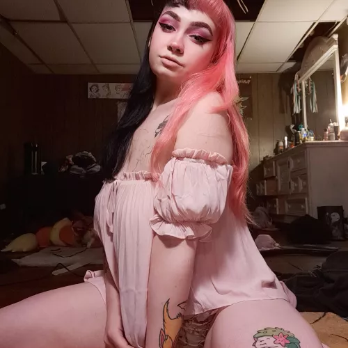 Come see your cute slutty girl daddy 🖤💞 of 🔗 on my page! by PrincessKat6