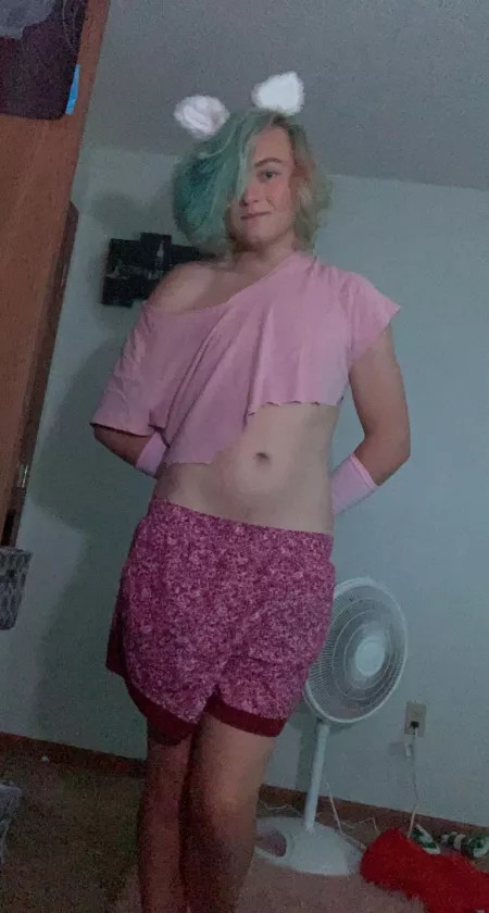 Comfy study attire! Would ya let me copy your notes? by SoftTallFemboy