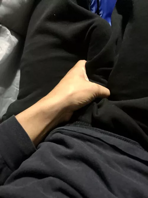 Comfy sweatpants and chill! by Miserable-Building-8