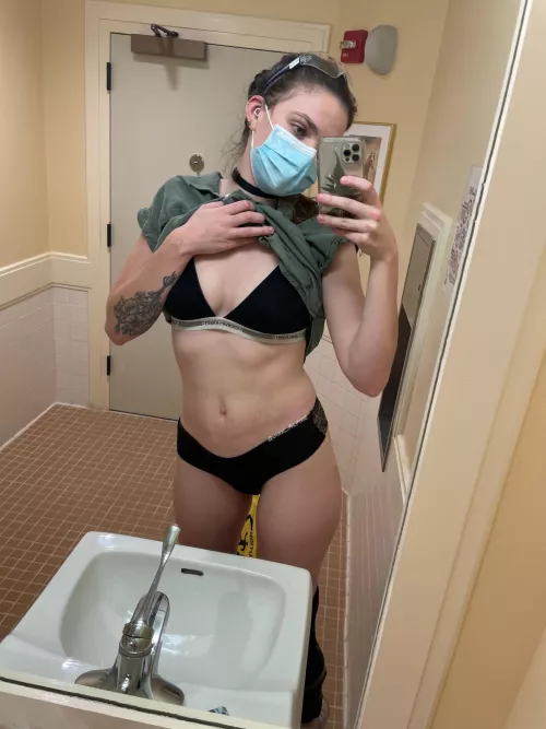 Comfy under my work clothes today by Quinn_Alpine