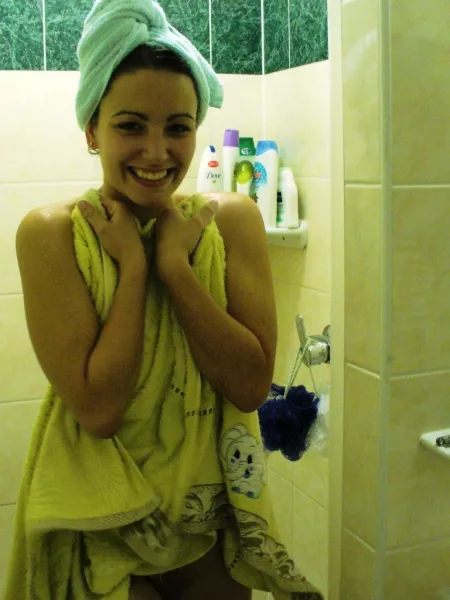 Coming out of the shower by poogramsupervisor