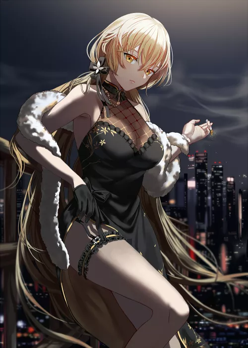 Commander... What a nice view... did you want to ask me something?~❤ (OTs-14, Girl's Frontline) by Ras_Elclare