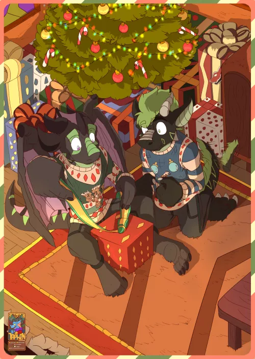 [commission] 12/25th, 00:01 AM [art by @taphenortohgjen(twitter)] by Tohgjen