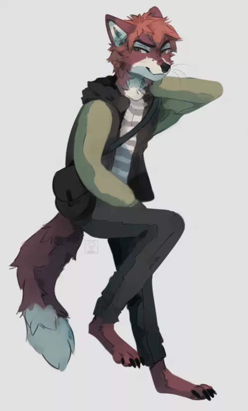 commission! (art by me, leskweg on twitter and FA) by leskweg