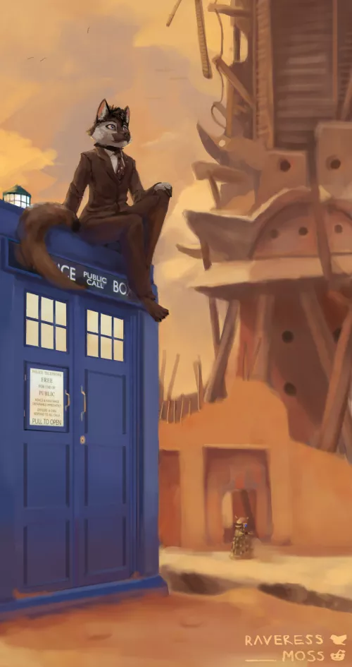 Commission Complete! Now The Doctor shall forever be a furry >:3 by Raveress_Moss