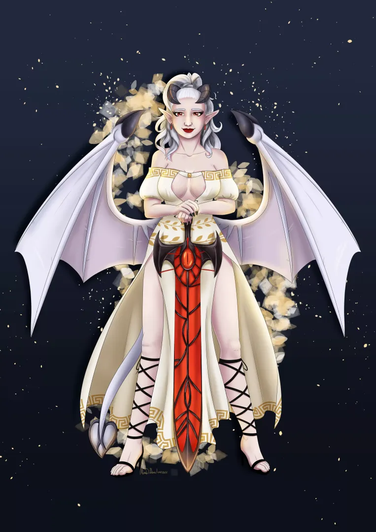 Commission! DM me if you're interested. Character is Justitia owned by TipsyBerbVerb223 posted by NinaAberlein