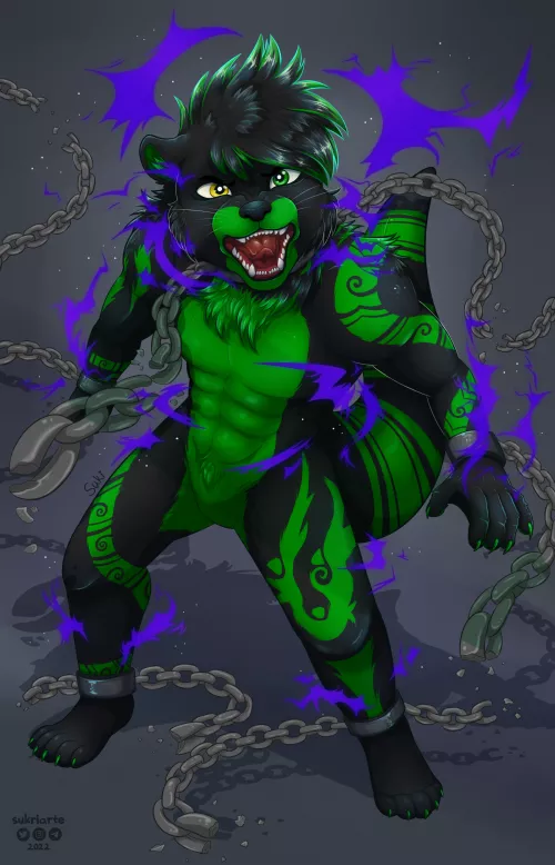 Commission for @KhaosTheOtter on TT! 🔗 Art By Me and my commissions are open 🥺💕 by sukimarquez