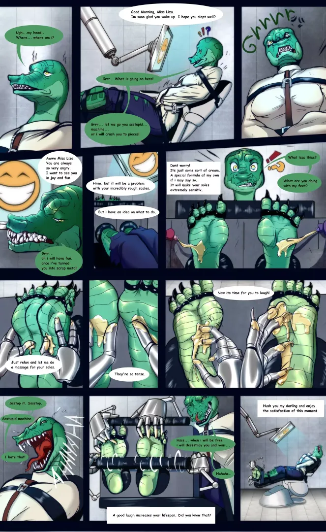 Commission for My Friend. His OC needs some tickling therapy posted by TheYmymy