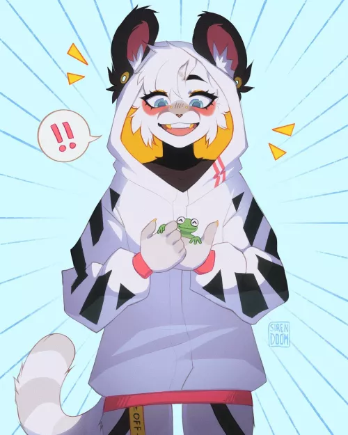 commission for @/SoraAnnibus on twitter 🐸💞(oc) by sirendoom