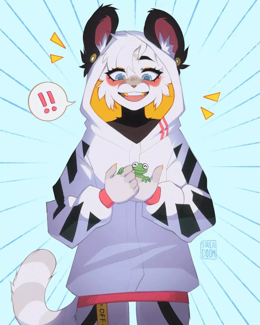 commission for @/SoraAnnibus on twitter 🐸💞(oc) posted by sirendoom