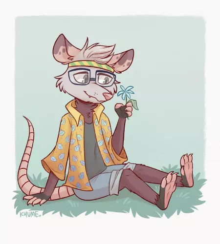 Commission of Pascall the possum [art by me @kazunekomori] by kazunekomori