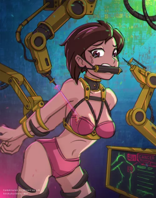 Commission, Princess Bondage ( StickyScribbles ) by 24Emma