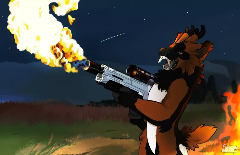 Commission//art by me @flowfells on twitter by Flowfell