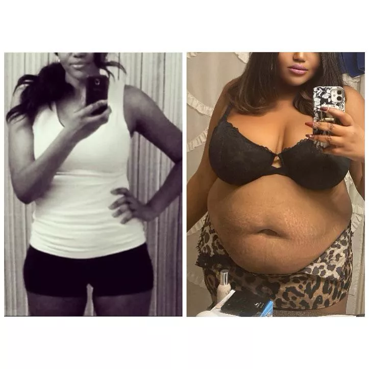 Confession: I get super horny looking at pictures of my weight gain. posted by wannabefat84