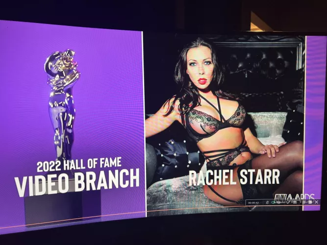 Congrats Rachel Starr for being inducted into the AVN Hall of Fame!!!! by KlubKelli