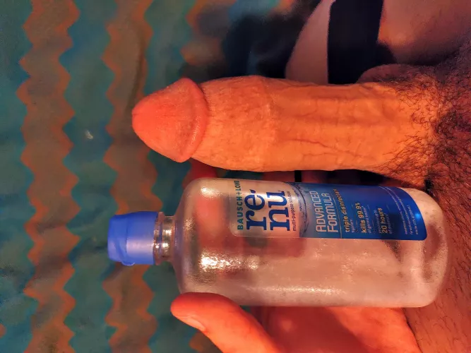 Contact solution is longer AND girthier than me😳 by maxitarnow