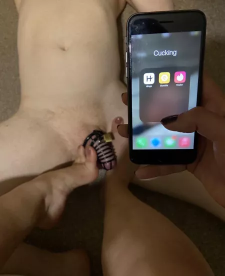 Continuing my search for something bigger, while my cuck accepts his place 💅 by -Nadia--