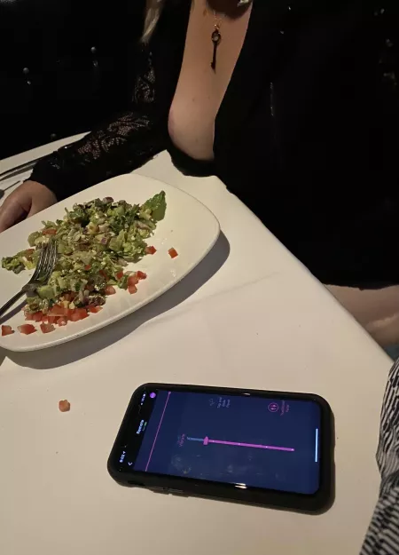 Controlling my wife’s vibrator while on a dinner date. Made for a fun night! (OC) by Curioushubsandwife