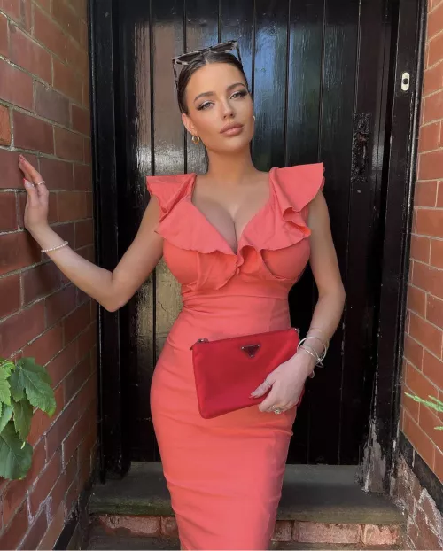 Coral dress by 88throwaway44