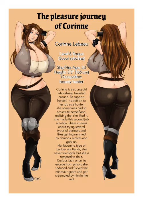 Corinne Lebeau's CG Cover (Commission) by Klay66