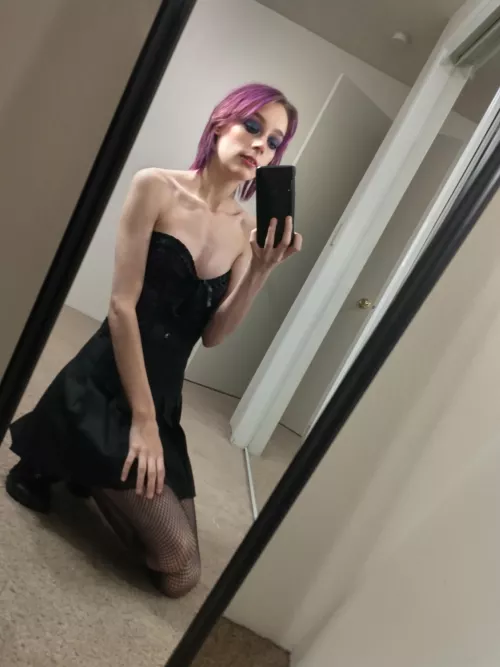 Corset + fishnets = ??? by FernFaee