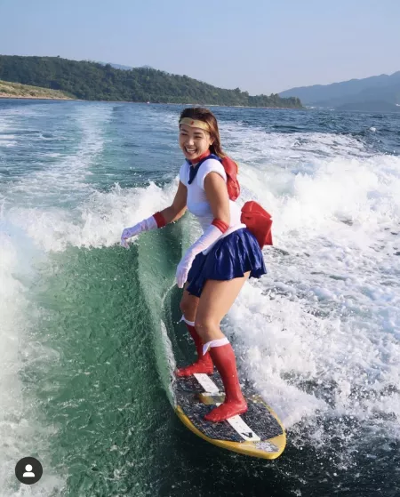 Cosplay surf - Moonie Chu by Saymynamepig