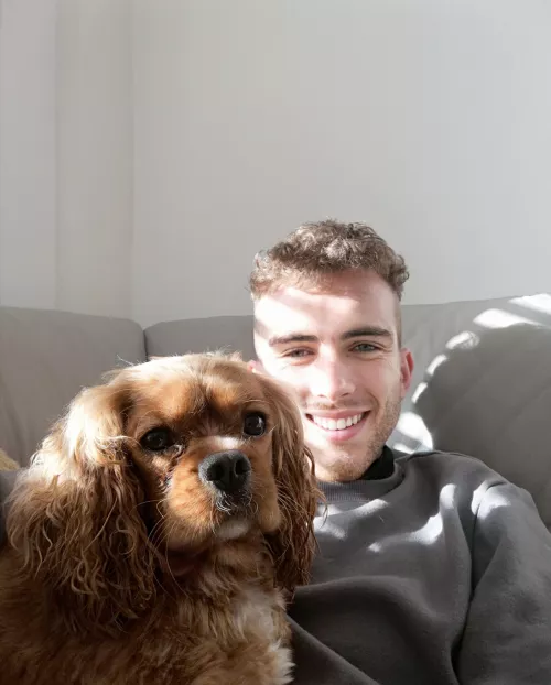 Cosy cuddles with Champ 🤗 by danwithad95