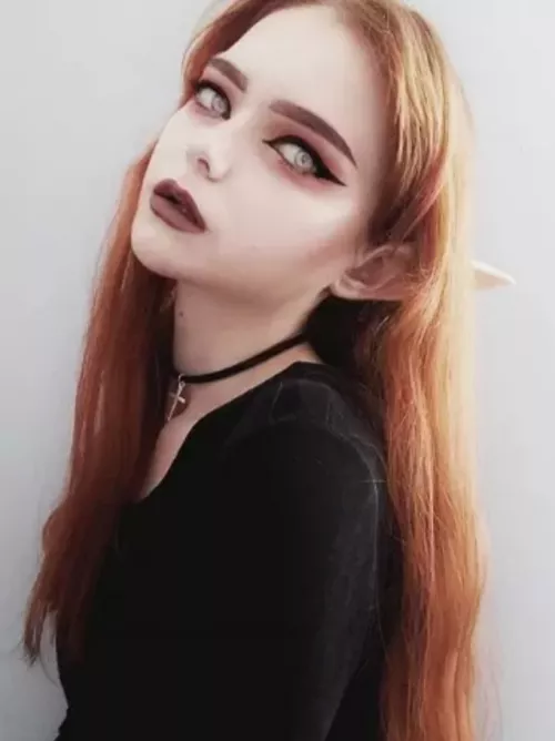 Could I be the elf slave who have to choke on some monsters cocks? by SlimPolishGirl