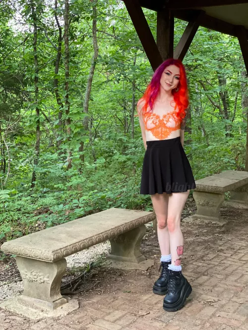 Could I flash you right here? 🤫 by blightbrat