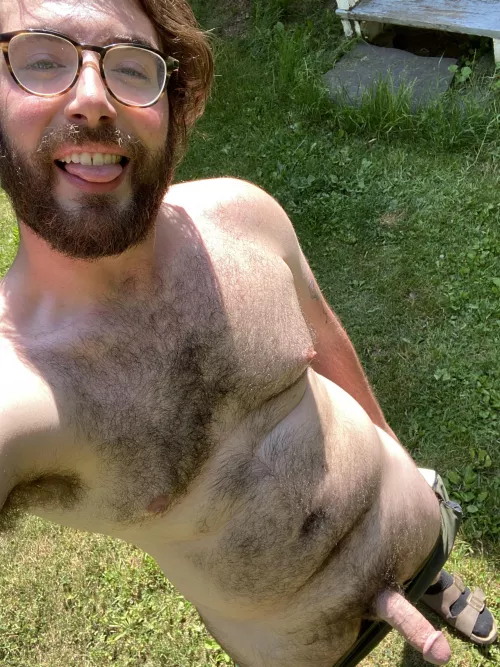 could use a hand with the yard work 🤓 by reubenthicc