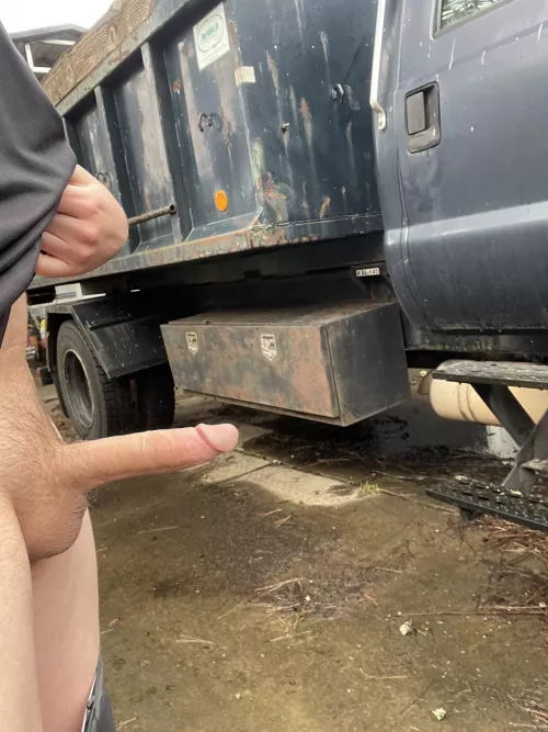 Couldn’t wait till I got home from work 🦺 💦 by Ok-Cap3716