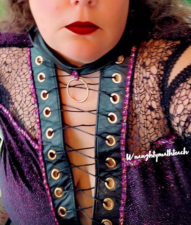 Couldn't wear this to school today, but feeling magical tonight 😉 posted by NaughtyMathTeach