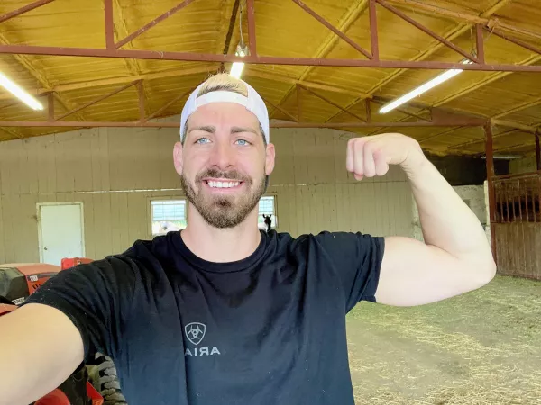 Country boy gettin down on the farm by Christiancbrown