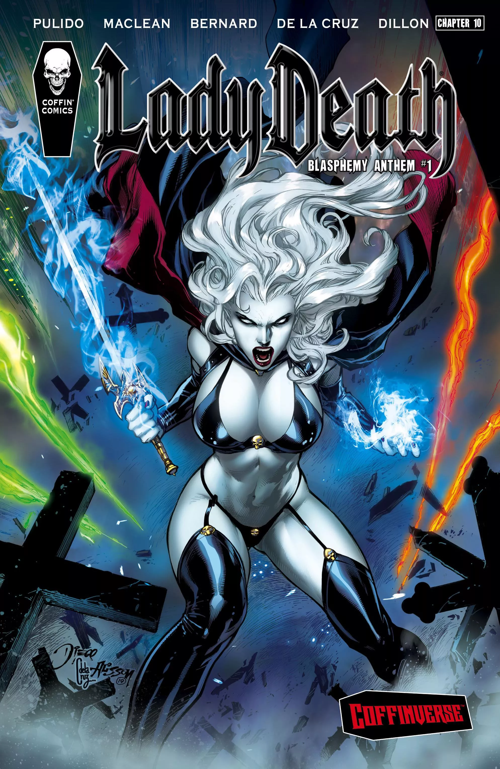 Cover art [Lady Death: Blasphemy Anthem #1] posted by sabhall12