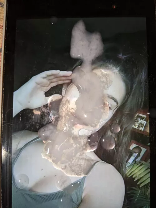 Covered a bit too much of her face? DM if you want a private tribute 😊 by jacksonwang11