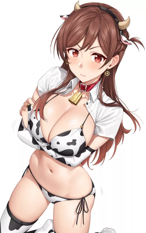 Cow Girl Mizuhara by CheetahSperm18