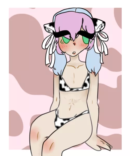 Cow Print Toby by Manicmantiz by manicmantiz