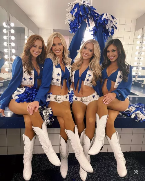 cowboys cheerleaders by richard_smoker_