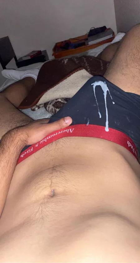 Creamiest wet dream ever. Woke me up at 3 am throbbing with this sticky mess by HornyBoiM18