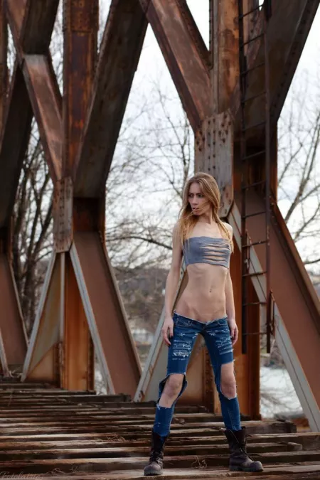 Cropped ripped top by PushRepresentative51