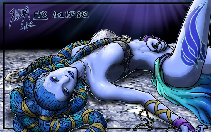 [Crosspost, not OC] I drew FFX's Shiva last week by faithblossom