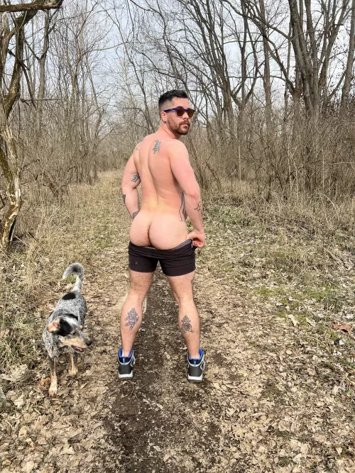 Cruising the hiking trail by thatyogafvcker